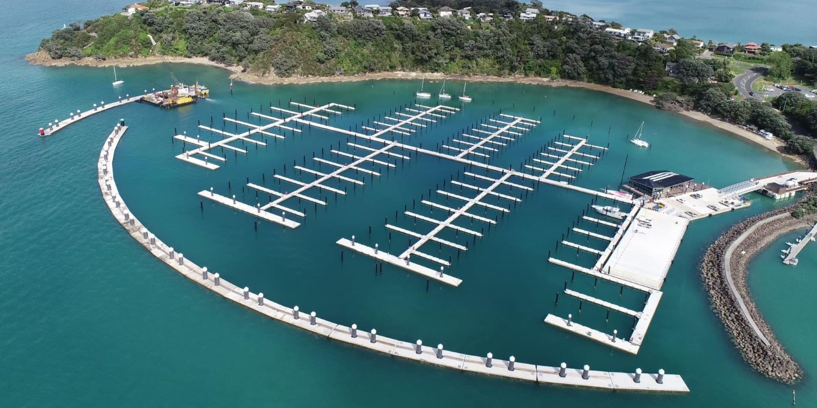 Hauraki Fenders are the exclusive fender provider to the Waiheke Island Marina
