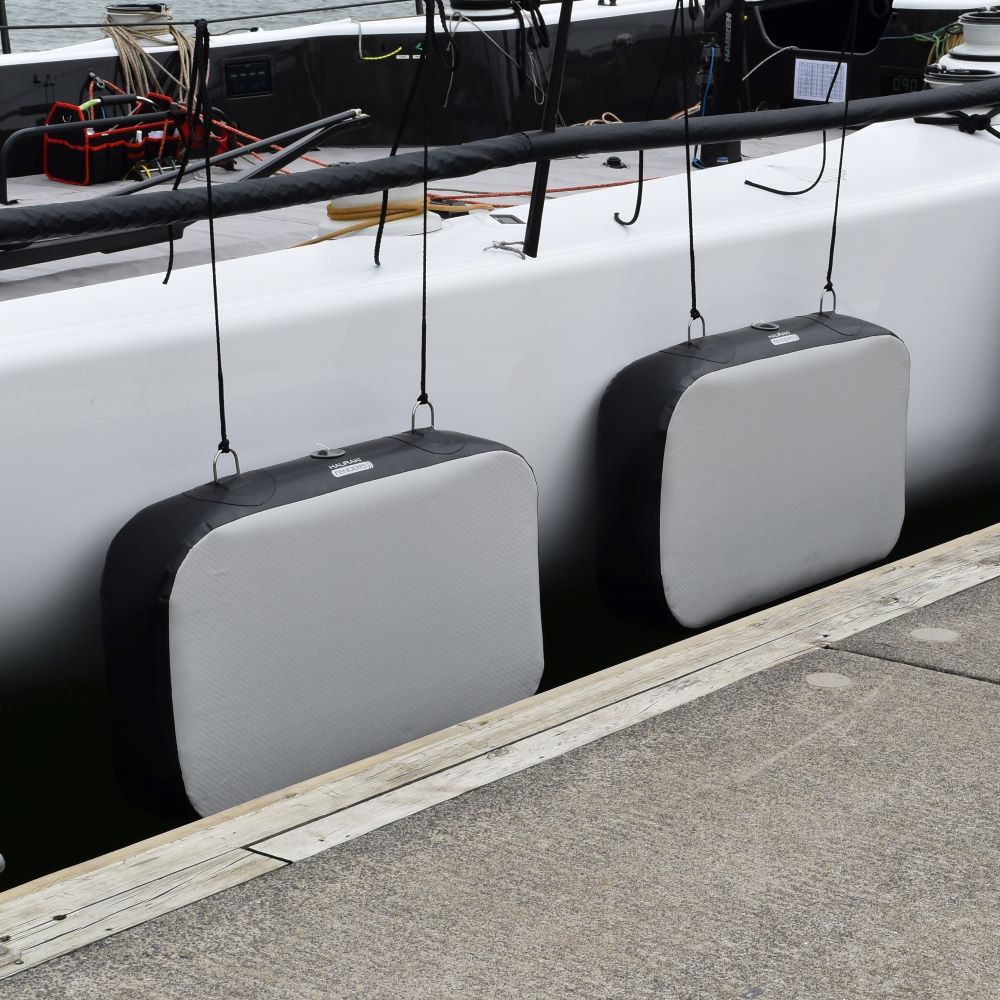 Rectangle Inflatable Fenders using drop stitch technology by Hauraki Fenders 