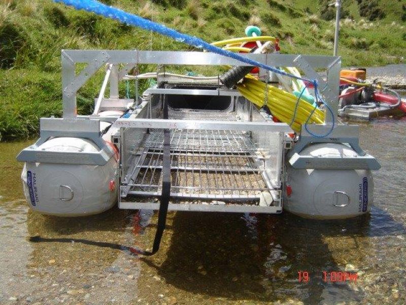 Customer photo of Hauraki inflatable fenders, covers and other products in use - Gold mining rig
