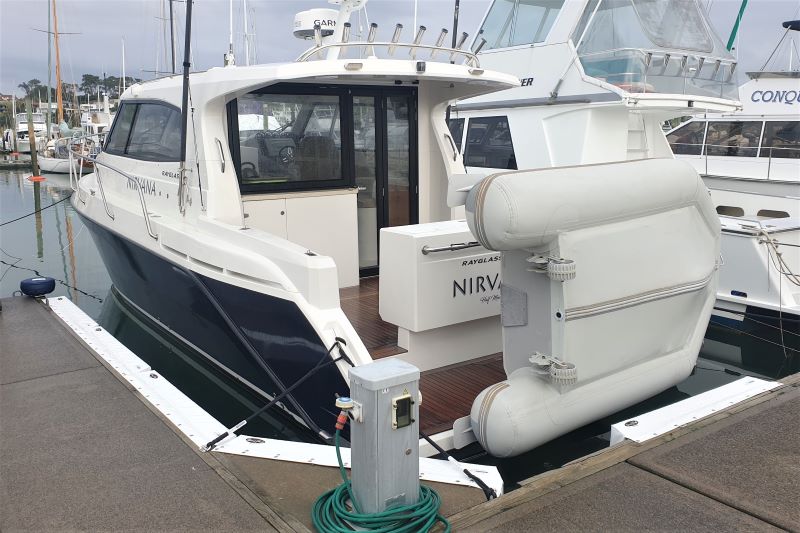 Marina Berth Set up by Hauraki Fenders.  Supply and installation of dock lines, marina fenders, dock wheels and pole fenders.  Grand Pacific, Ultralon, Marinaquip and Barrier Fenders. 