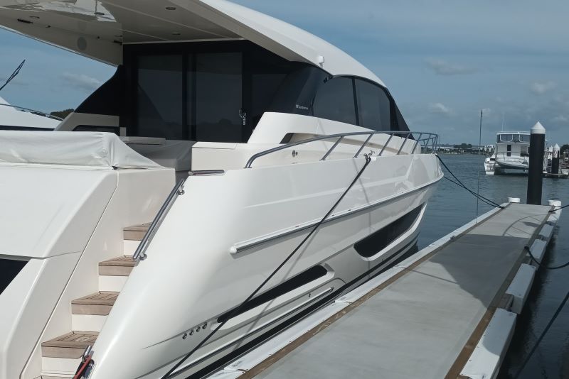 Marina Berth Set up by Hauraki Fenders.  Supply and installation of dock lines, marina fenders, dock wheels and pole fenders.  Grand Pacific, Ultralon, Marinaquip and Barrier Fenders. 