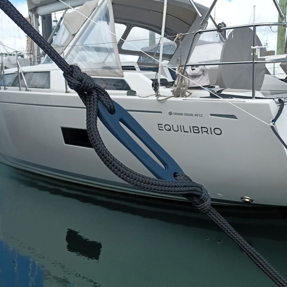 Shock Absorber for dock lines available from Hauraki Fenders.  Inmare Nereide