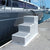 Fibreglass free standing boarding steps for boats available from Hauraki Fenders