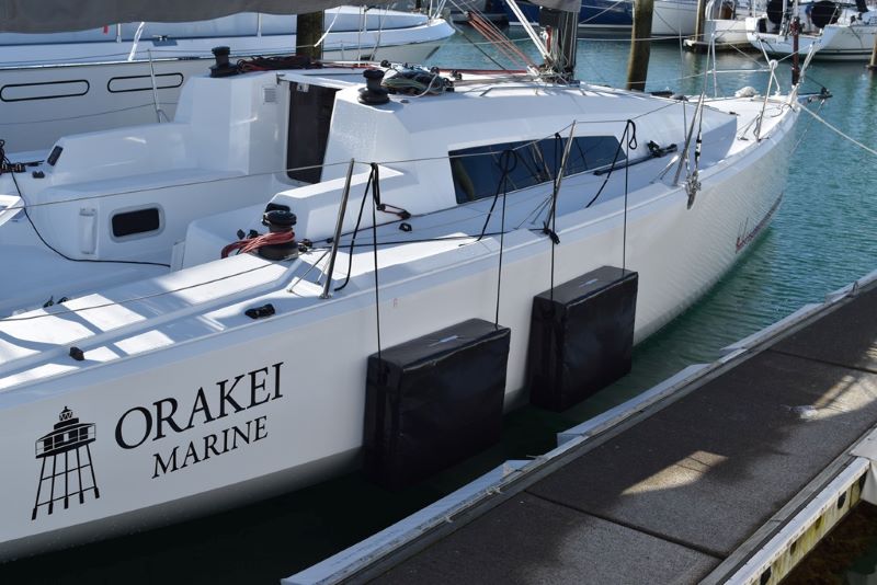 Customer photo of Hauraki inflatable fenders, covers and other products in use - Orakei Marine Jeanneau Sunfast 3600 