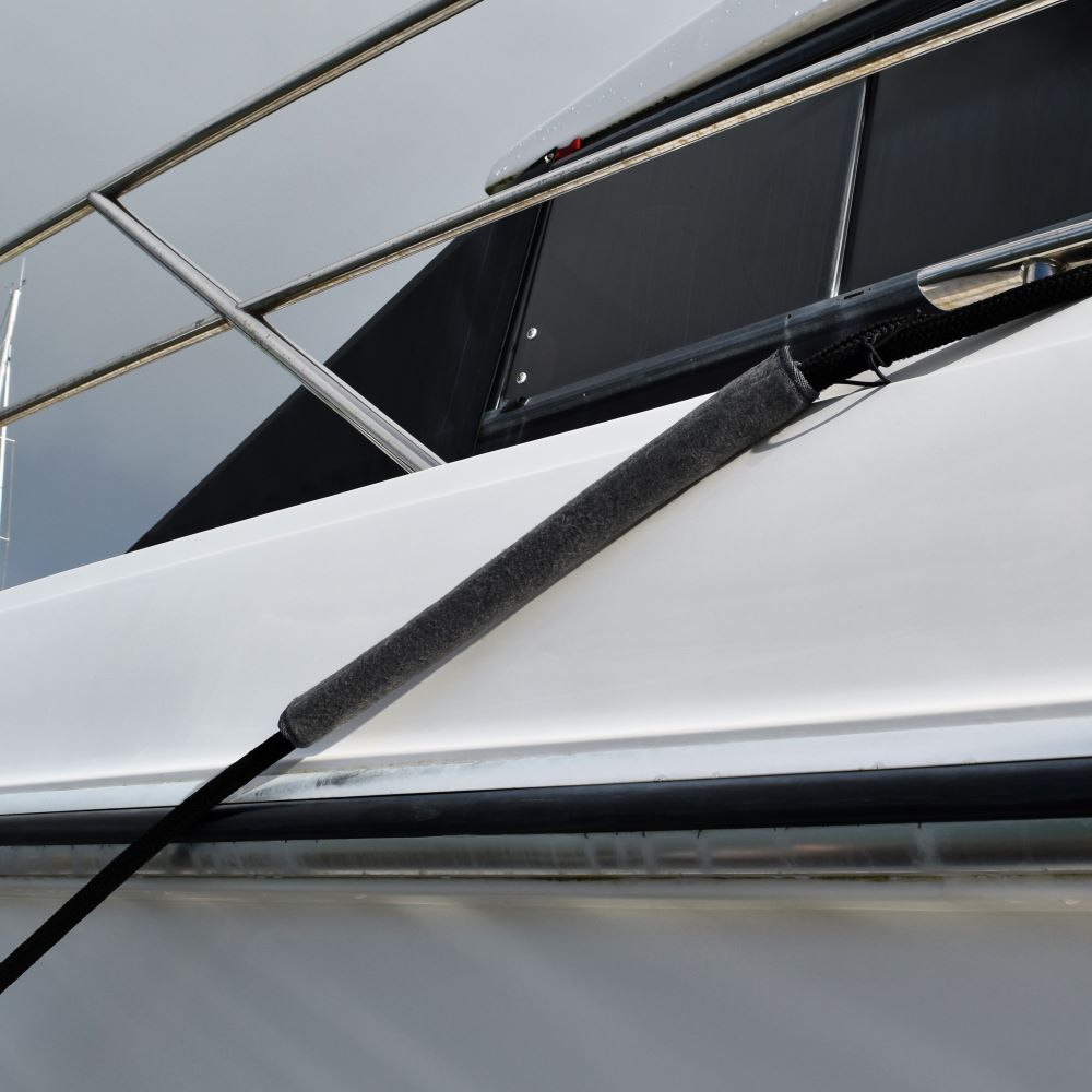 Rope, paint and gelcoat protectors available from Hauraki Fenders, protect your paint from wear and tear from ropes