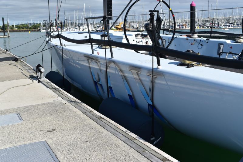 Customer photo of Hauraki inflatable fenders, covers and other products in use - TP52 Fox