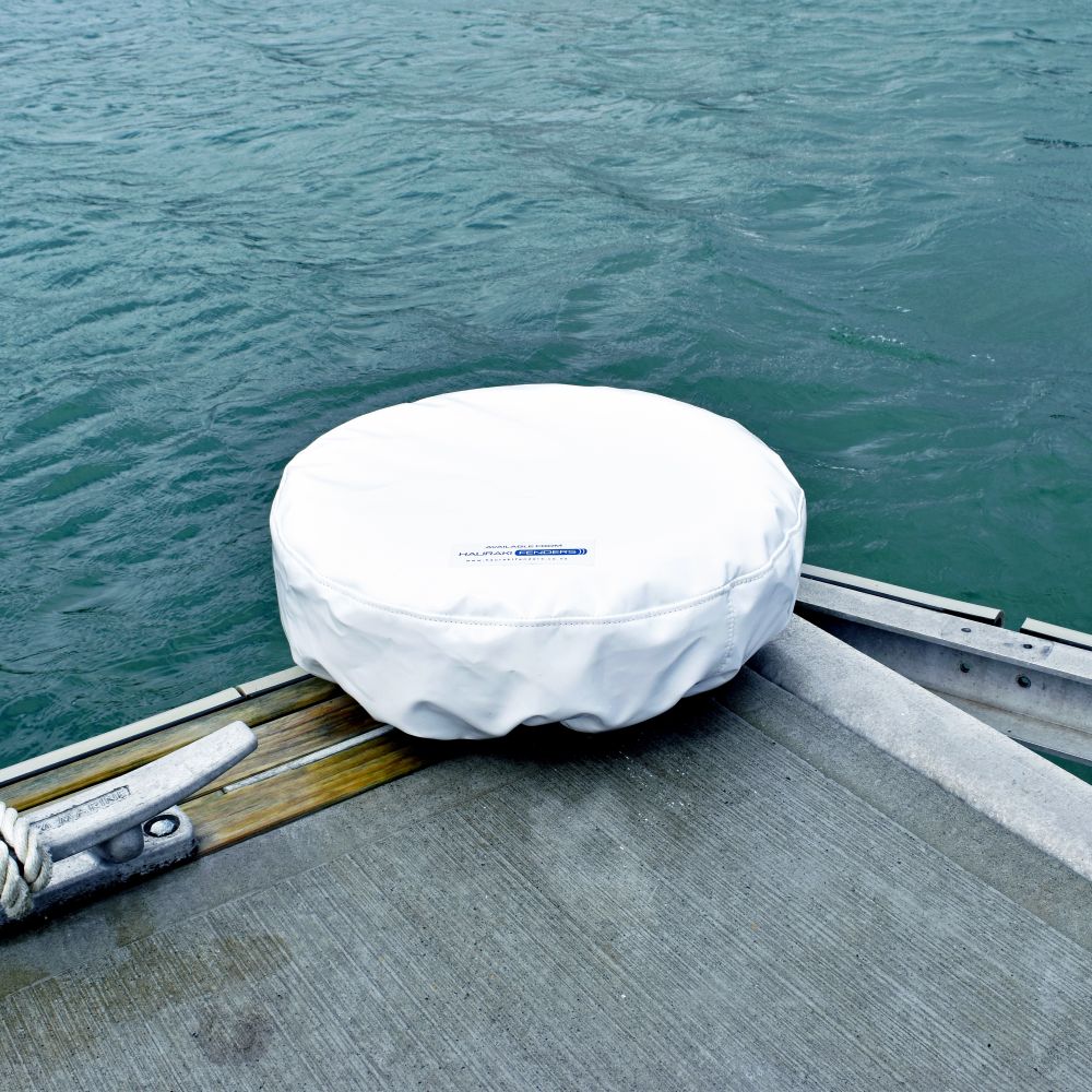 Barrier Fender heavy duty dock wheels available from Hauraki Fenders - Dock wheels for marina berth corners