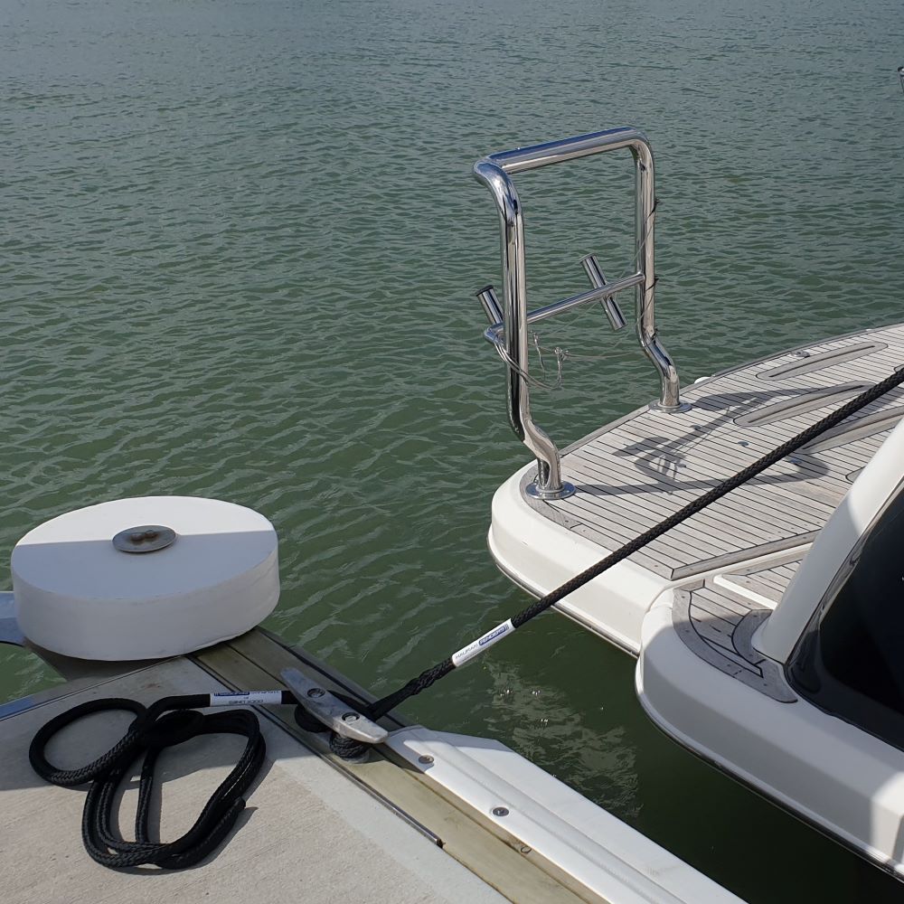 Dock lines by Hauraki Fenders - Mooring lines for your marina berth using Fineline Marine Pro Splice