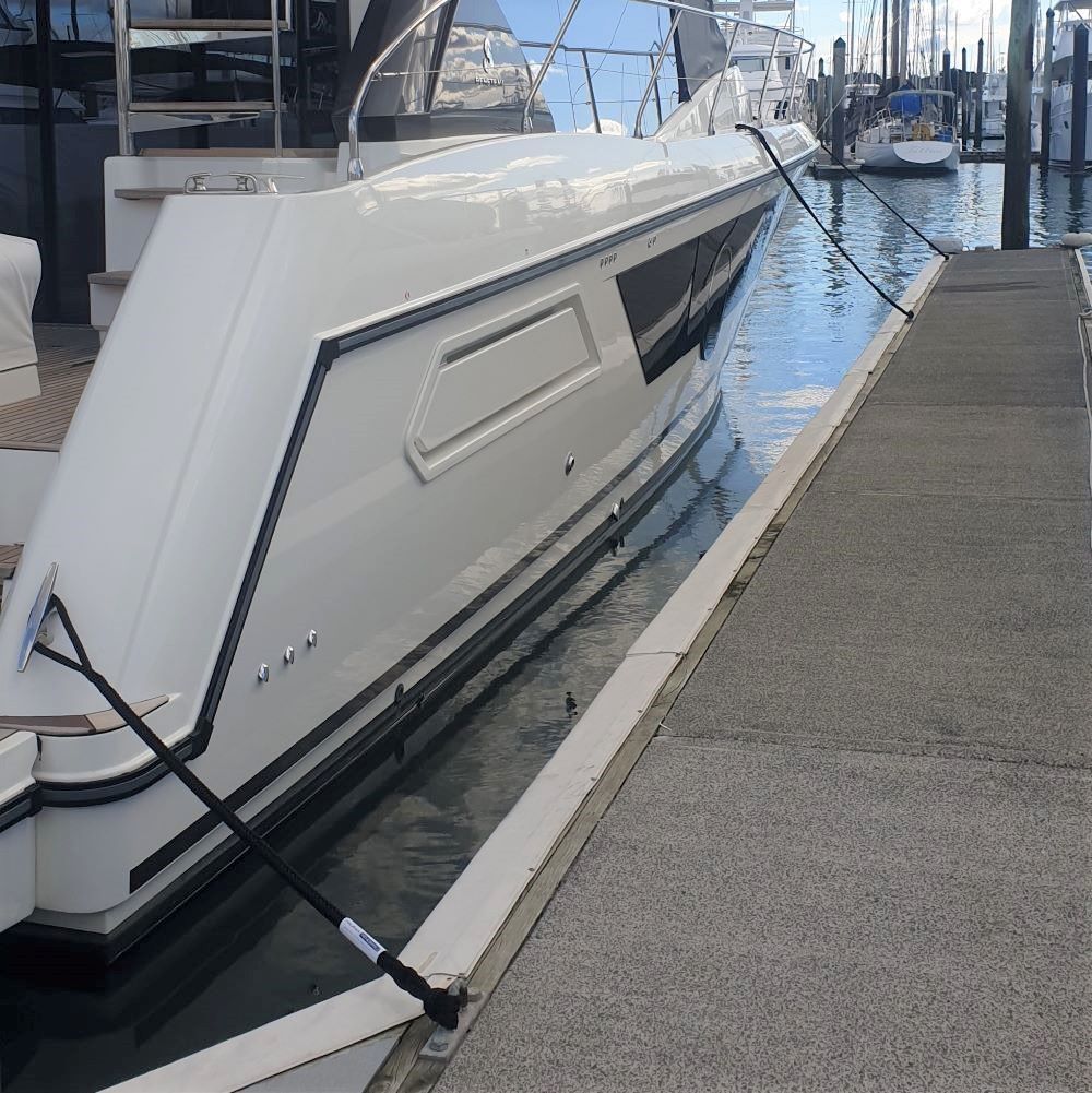 Dock lines by Hauraki Fenders - Mooring lines for your marina berth using Fineline Marine Pro Splice