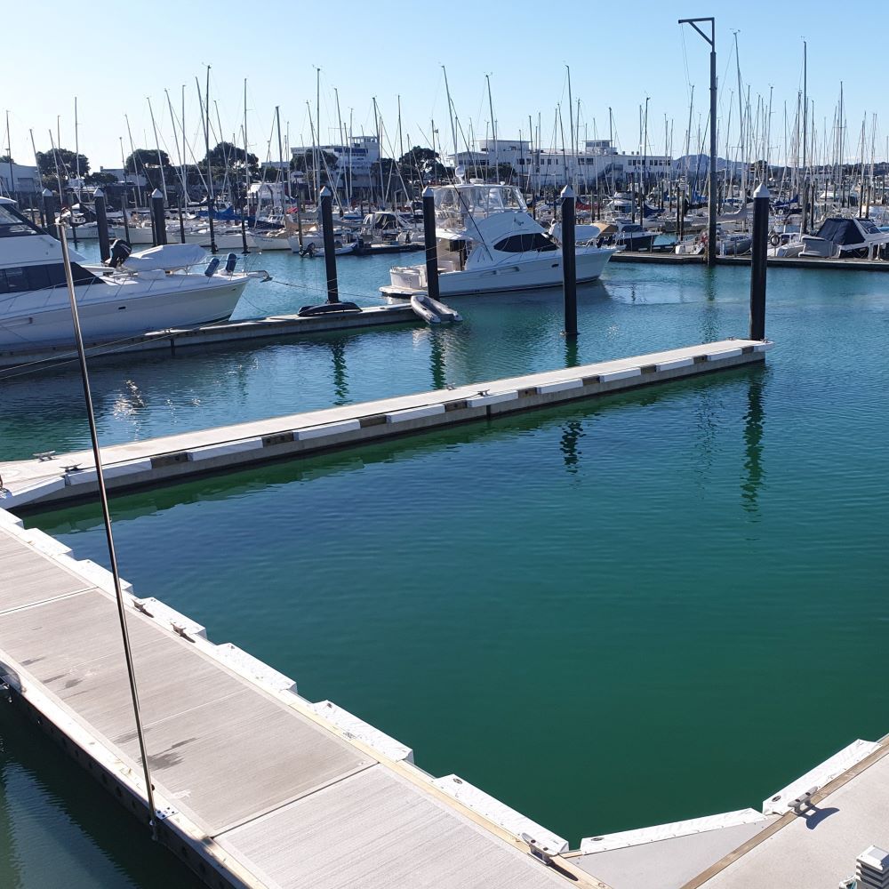 Grand Pacific Fenders available from Hauraki Fenders - Ultra Contour 1.5m marina fenders