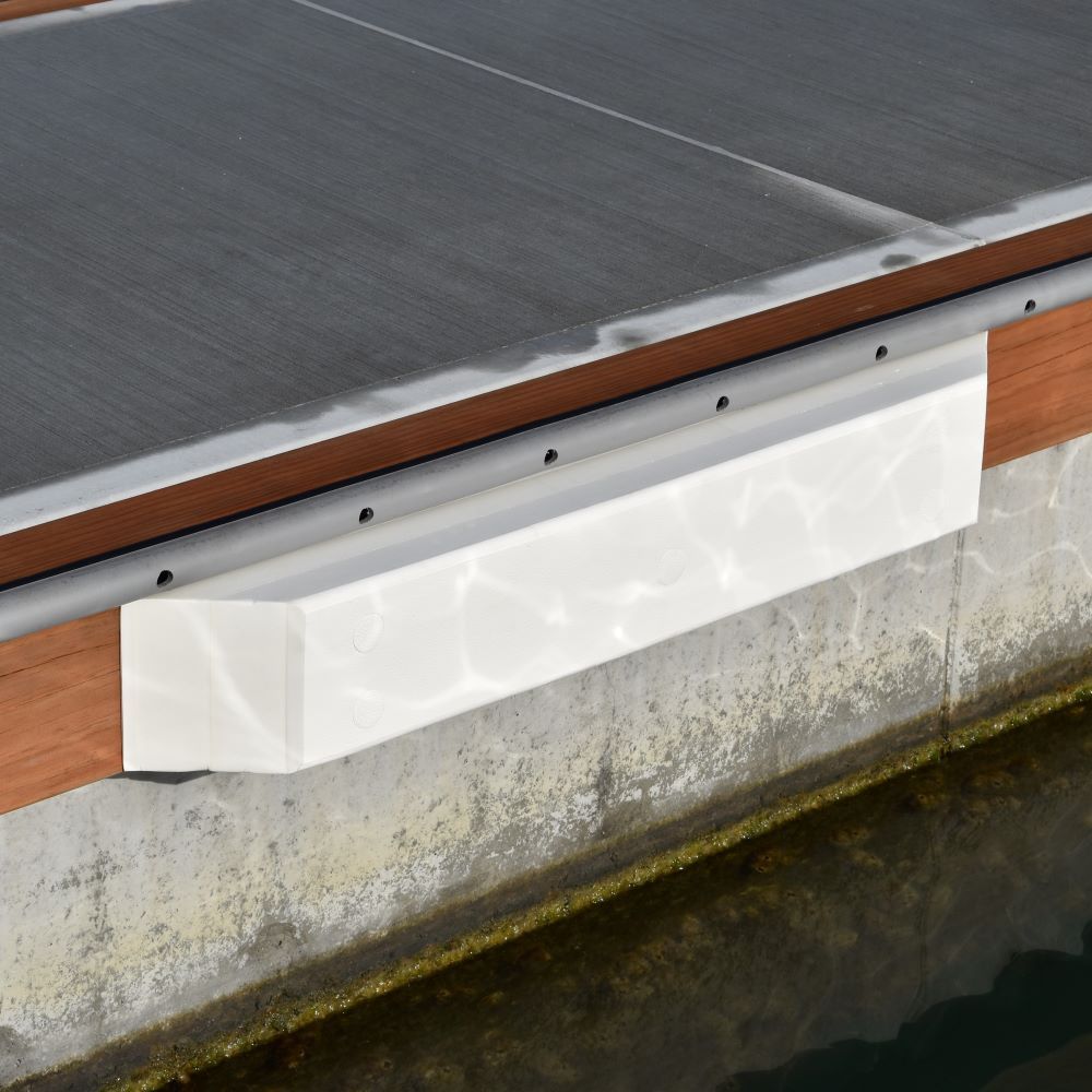 Ultralon marina fenders available from Hauraki Fenders - 2m solid foam marina fender
