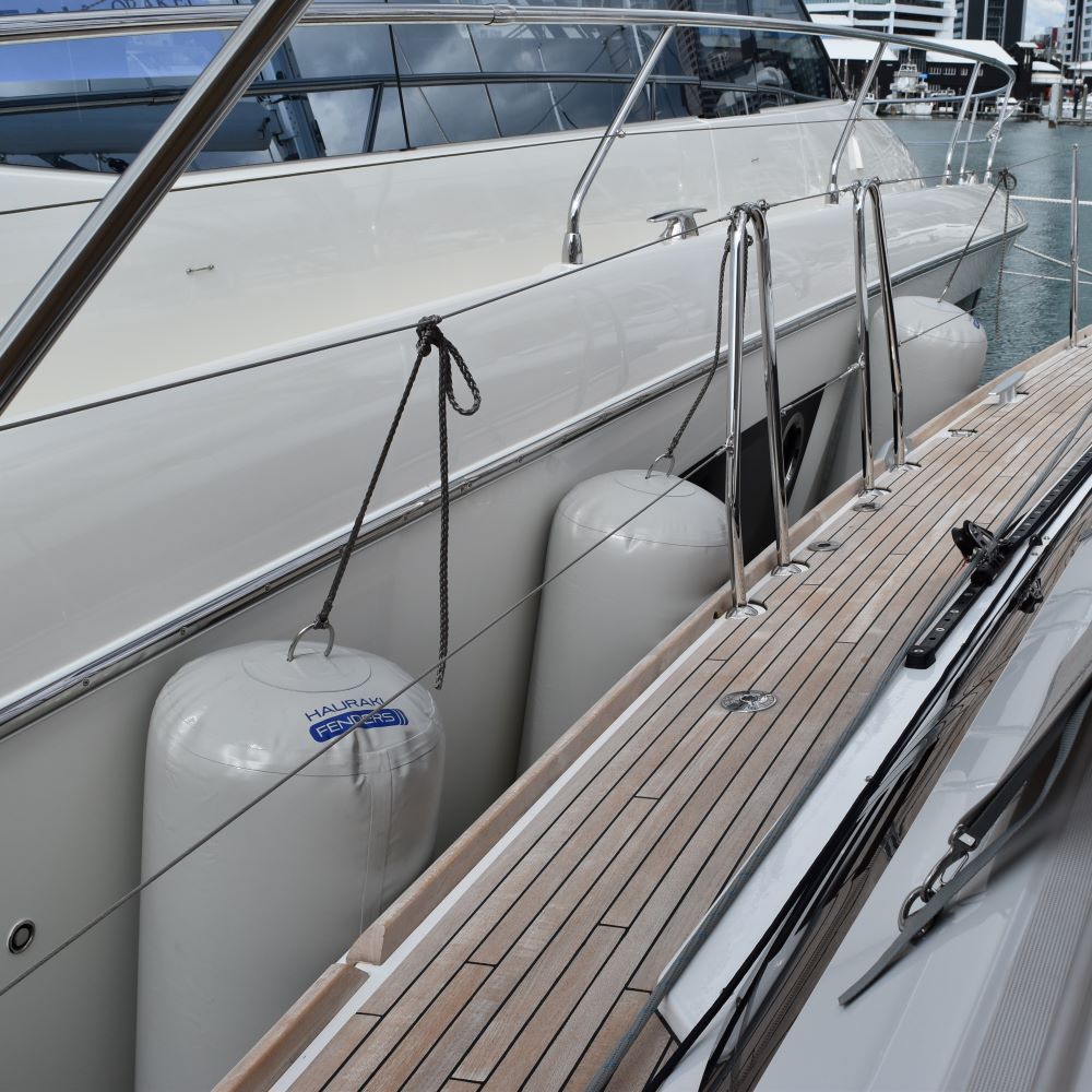 Hauraki Inflatable Fenders - light grey inflatable boat fenders