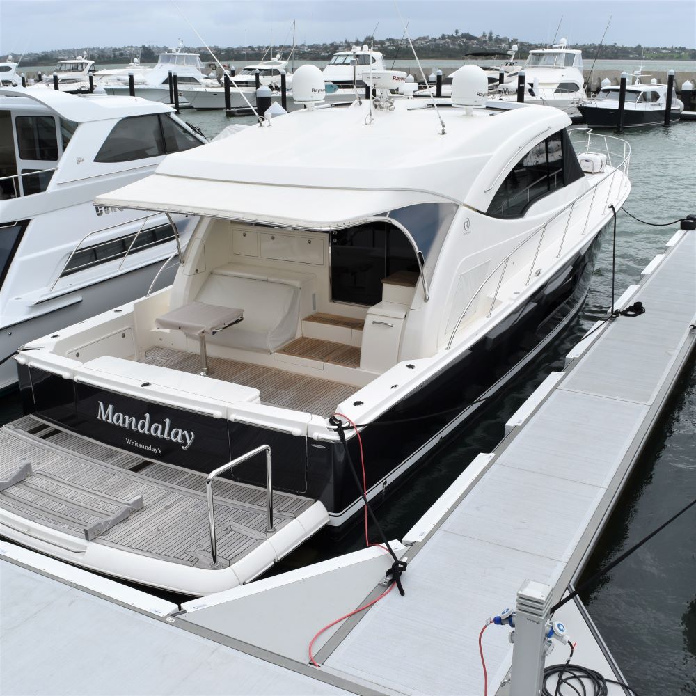 Barrier Fenders available from Hauraki Fenders - 2m pvc covered foam marina fender